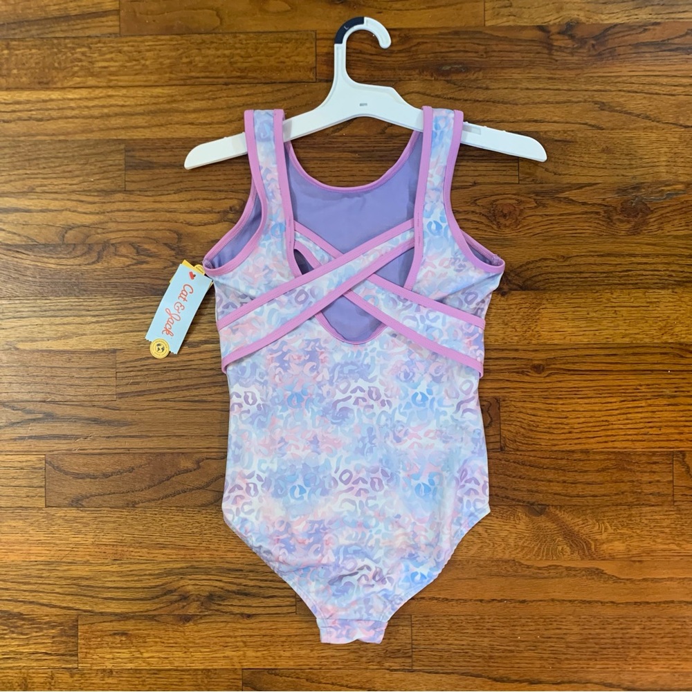 Girls Gymnastics Leopard Print Pull-On Leotard Cat & Jack Pink & Purple 
NWT NEW - Picture 16 of 16